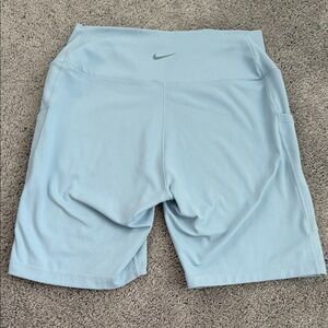Nike Women's Sky Blue Bike Shorts